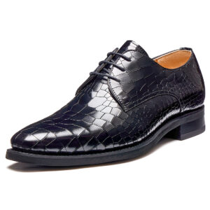 ALLIGATOR PRINT DERBY SHOE