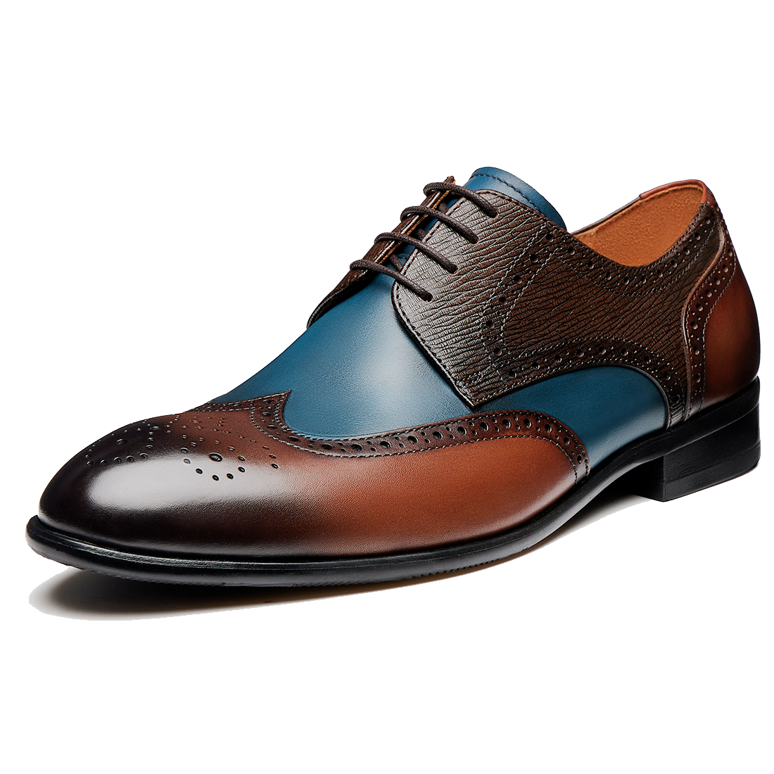 Wingtip Leather Chelsea Boot - Image 2